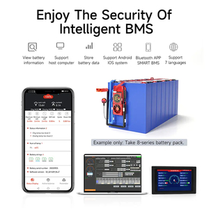 Sistema de Gestión de Baterías (BMS) Inteligente de Alto Voltaje 20S 22S 24S 26S 28S 30S 32S 96V para Almacenamiento Doméstico de Litio LiFePO4 con Canbus - Product Image 2