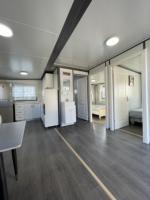 Casa Contenedor Expandible Moderna de 40 pies, Casa Modular Prefabricada de Lujo con 3 Dormitorios, Casa Pequeña Plegable para Vivir, Jardín u Oficina