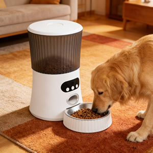 Distributeur automatique de nourriture pour animaux de compagnie avec logo personnalisé, contrôle par minuterie, pour nourriture sèche uniquement, nettoyage rapide - Product Image 1