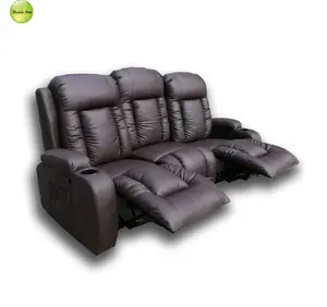 small foam sofa Suppliers-Living room cinema recliner sofa set modern furniture with cup holder 9008