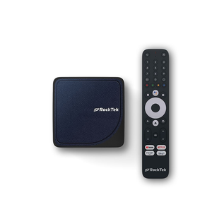 Ihomemix RockTek G2 4K Android TV 14 Amlogic S905X4-K WiFi6 BT 5.0 4 Go DDR4 32 Go EMMC Boîtier de streaming certifié <span class=keywords><strong>Google</strong></span> - Product Image 4