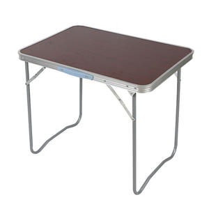 Mesa Plegable Pequeña de Hierro, Compacta, Portátil y Ligera para Acampar al Aire Libre, Mesa de Picnic para Muebles de Exterior - Product Image 1
