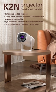 โปรเจคเตอร์ขนาดเล็กแบบพกพาจอแอลซีดี1080P สมาร์ทแอนดรอยด์ WiFi BT Quad Core โปรเจคเตอร์โทรศัพท์มือถือสำหรับโฮมเธียเตอร์/กลางแจ้ง /<span class=keywords><strong>meetin</strong></span> - Product Image 6