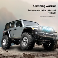 JJRC Nouvelle Voiture RC 4x4 Wrangler de Simulation Électrique Tout-Terrain, Modèle en Plastique pour l'Escalade, Jouet pour Garçons