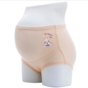 Culottes <span class=keywords><strong>de</strong></span> maternité ajustables bon marché pour femmes grandes tailles, coupe haute, en coton, sous le ventre, soutien du ventre, culottes <span class=keywords><strong>de</strong></span> maternité - Product Image 2