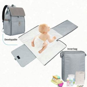Sac à dos à langer 3-en-1 en caoutchouc léger et écologique, motif dessin animé, avec station de change intégrée, personnalisable – Nouveauté Design Factory, Vente Flash - Product Image 1