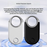 Dispositif anti-perte et anti-chute, alternative à l'Airtag, certifié MFi, compatible avec la fonction Localiser, traceur GPS pour voiture, batterie 240 mAh, logo personnalisable