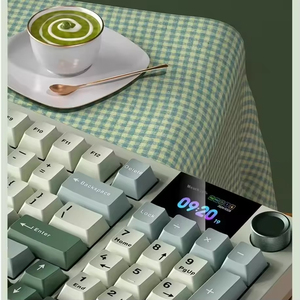 LT95 3Mode Mechanical Keyboard RGB With Volume Knob Smart Display Gasket Structure for Gaming Keyboard - Product Image 6