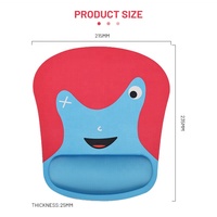 Tapis de repos pour ordinateur, accessoires informatiques, tapis de bureau, tapis de souris en mousse à mémoire de forme, tapis de souris ergonomique pour jeux, base en caoutchouc antidérapante pour le bureau et la maison