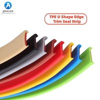 Bande de bordure en TPE autocollante en forme de U, protection flexible des bords pour armoires, tables, planches de bois, installation DIY