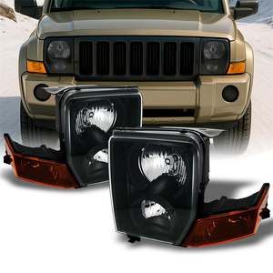 Faro Delantero para <span class=keywords><strong>Jeep</strong></span> <span class=keywords><strong>Commander</strong></span> <span class=keywords><strong>2006</strong></span>-2010, Luz de Conducción, Faros Delanteros, Faro Halógeno, Piezas de Automóvil, CH2519117 CH2518117 - Product Image 2