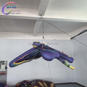 Décoration suspendue gonflable en forme de libellule, <span class=keywords><strong>ballon</strong></span> insecte coloré avec lumières LED pour <span class=keywords><strong>plafond</strong></span> de centre commercial et décoration d'événements nocturnes - Product Image 1