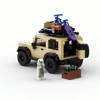 Blocs de construction en plastique MOC compatibles avec le modèle de super voiture de course 127321, briques de jouets cadeaux
