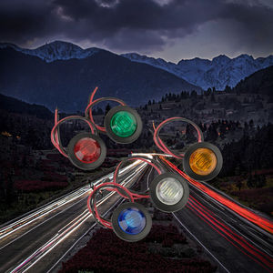 Indicador lateral de camión Hawkeye <span class=keywords><strong>3</strong></span> LED, luz de coche pequeña, retroadaptación para uso de señal de barco, otros accesorios de luz de coche - Product Image 2