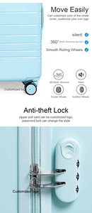 2024 New Arrival tùy chỉnh hành lý Set với bánh xe phổ Túi du lịch Xe đẩy trường hợp <span class=keywords><strong>ABS</strong></span> Vali du lịch trường hợp - Product Image 5