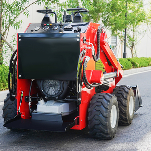 Mikro-Kompaktlader Kapazität 250 kg 300 kg 400 kg 500KG Kompaktlader Elektrisch Lithium 4WD Steh-Kompaktlader - Product Image 5