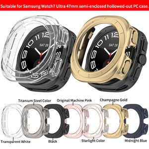 Оптовый прочный защитный чехол-бампер из поликарбоната для смарт-часов <span class=keywords><strong>Samsung</strong></span> Galaxy Watch 7 Ultra 47 мм, модный полый защитный корпус - Product Image 3