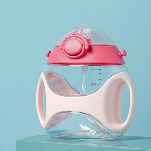 Vaso de entrenamiento PPSU para niños pequeños, taza antiderrames con asa para bebés y niños - Product Image 5