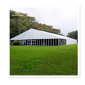 マーキーフレームテントテント展示会アルミニウムとイベント用テント結婚披露宴650g/sqmダブルコーティングされたPVCアルミニウム合金EXPO