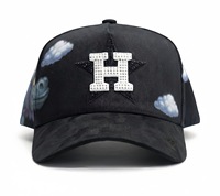 Topi Berkualitas Tinggi Original Berpinggiran Melengkung 5-Panel Kancing Unisex Dapat Disesuaikan Bahan Kanvas Olahraga Baseball