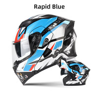 Vente chaude casque intégral antichute coupe-vent Sport vélo moto ABS équitation modulaire moto casque de course