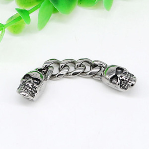 Cuentas cilíndricas de acero inoxidable yunnique para la fabricación de pulseras, accesorios de joyería DIY, cuentas espaciadoras sueltas - Product Image 5