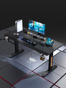 Bàn đứng nâng điện tiện dụng với tấm thân thiện với môi trường 25mm, khung thép động cơ đơn cho văn phòng tại nhà - Product Image 2