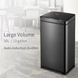13gallon 50l Automatic Smart Waste Bins <strong>Sensor</strong> Trash <strong>Garbage</strong> <strong>Dustbin</strong> Touchless Kitchen Cabinet Rectangular Big <strong>Sensor</strong> Bin - Product Image 3