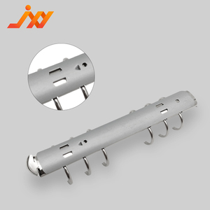 O hình dạng kim loại Kích hoạt đa lỗ Vòng chất kết dính Cơ chế tập tin ốc vít Clip 6 vòng kẹp nhanh chóng an toàn tổ chức tài liệu - Product Image 2