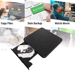 Unidad de <span class=keywords><strong>DVD</strong></span> Externa USB C Superfina de 13 mm, Grabadora de <span class=keywords><strong>CD</strong></span>/<span class=keywords><strong>DVD</strong></span> Portátil para Laptop y Notebook - Product Image 6