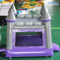 Château gonflable pour enfants avec toboggans et trampolines, idéal pour les parcs et zones de loisirs, en PVC, vente directe d'usine