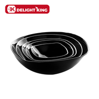 Verrerie opale en stock plat de poisson en verre opale blanc assiette plate en verre bol de soupe de riz pot à lait pour ensemble de dîner