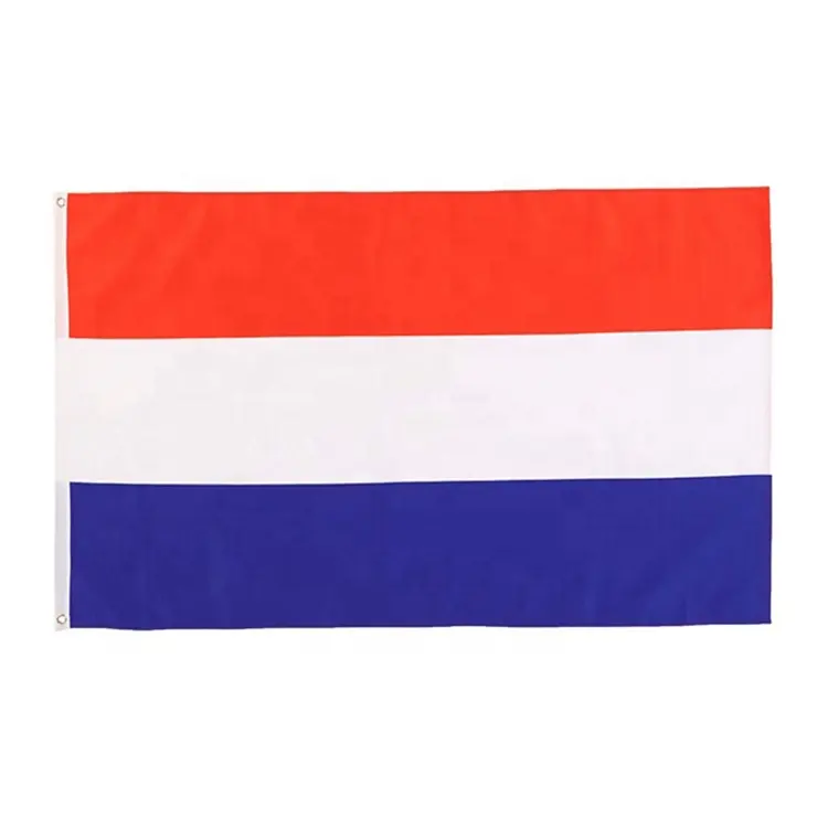 सबसे अच्छा बेच 100% पॉलिएस्टर कस्टम मुद्रण <span class=keywords><strong>देशों</strong></span> लाल सफेद, नीले नीदरलैंड झंडा