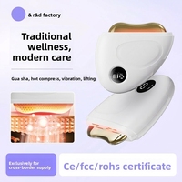 Nouvel Arrivage Planche de Gua Sha Électrique Intelligente USB Transfrontalière pour Massage Facial et Huile de Beauté avec Chauffage Intelligent et Vibration à Température Contrôlée
