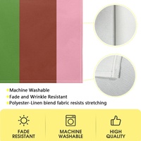 Chemin de table en polyester imprimé série arc-en-ciel Gynesexual personnalisé, idéal pour la mise en scène de dîners domestiques et la décoration de fêtes.