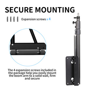 Luci Stroboscopiche per Fotografia e Video con Supporto a Parete Verticale Rotante per <span class=keywords><strong>Studio</strong></span> - Product Image 5