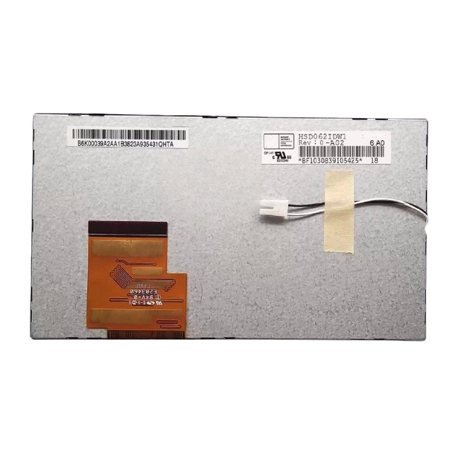 Original 6.2-inch 800 * 480 LCD Display Module HSD062IDW1-A02 in Stock