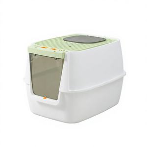 Caja de Arena para Gatos Extra Grande de PP, Bandeja de Arena Cerrada, Suministros para Mascotas, Venta al por Mayor - Product Image 1