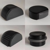 Almohadilla de volquete de goma suave, tapón de golpe de puerta, tapón de puerta de goma de seguridad, protector de pared para todas las superficies de piso