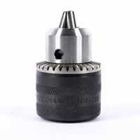 Mandrin à clé ANDUUK 1,5-13 mm 3/8-24UNF pour perceuse manuelle avec embout de perçage fileté, qualité industrielle