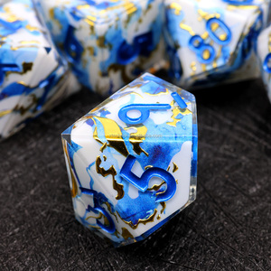 Tùy chỉnh RPG xúc xắc làm bằng tay sắc nét cạnh xúc xắc cho hội đồng quản trị trò chơi vai trò chơi bảng nhựa DND xúc xắc thiết lập đa diện DND Gift-L21 - Product Image 2