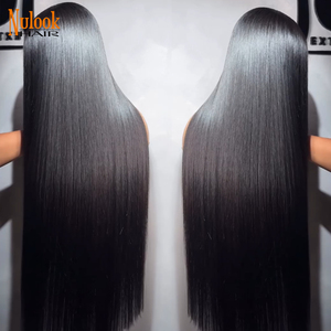 Perruque naturelle 13x6 sans colle, entièrement en dentelle HD, avec cuticules alignées, en cheveux humains vierges vietnamiens et indiens bruts, avec dentelle frontale - Product Image 3