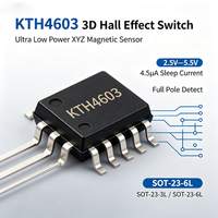 Sensor Meter Air Pintar CONNTEK KTH4603 XYZ 3D Hall Effect Switch Ultra Low Power 3-Axis Magnetic Sensor SMD Surface Mount
