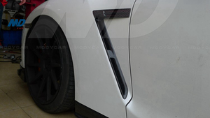 2008-2016 निसान R35 GTR के लिए कार्बन फाइबर फेंडर लोगो प्रतीक - Product Image 5