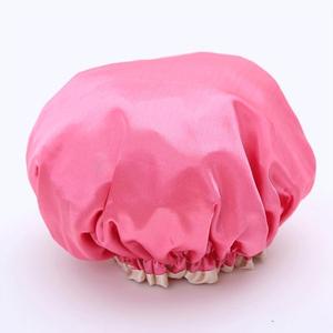Gorro de ducha de PVC engrosado, impermeable, de doble capa, para cubrir la cabeza, protector contra el aceite y el humo de cocina, gorro de ducha para adultos. - Product Image 5