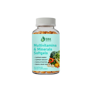 Cápsulas Blandas de Multivitaminas y Minerales de Alta Calidad, Favorecen la Energía y la Función Muscular, 120 Cápsulas, Suplemento Dietético, Cápsulas para la Salud Ocular - Product Image 1