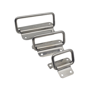 304 Stainless Steel Folding Handle Heavy-Duty Industrial Panel <b>Toolbox</b> Spring Box Ring Handle - Product Image 2