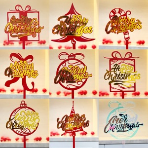 Honey And Sweetness Christmas Acrylic <b>Cake</b> Topper Merry Christmas <b>Cake</b> <b>Decoration</b> Ins Style Party <b>Supplies</b> - Product Image 6