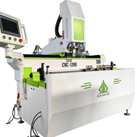 Machine de fraisage CNC pour profilés en aluminium, course de 400 à 3000 mm, adaptée aux profilés en alliage d'aluminium, perçage de portes et fenêtres