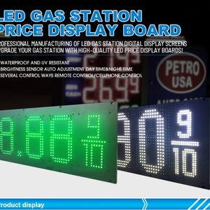 Factory Delivery Fuel Station Pylon Sign Gas Station <b>Signs</b> <b>Led</b> 7 Segment <b>Led</b> Board Gas Price <b>Light</b> Display - Product Image 4